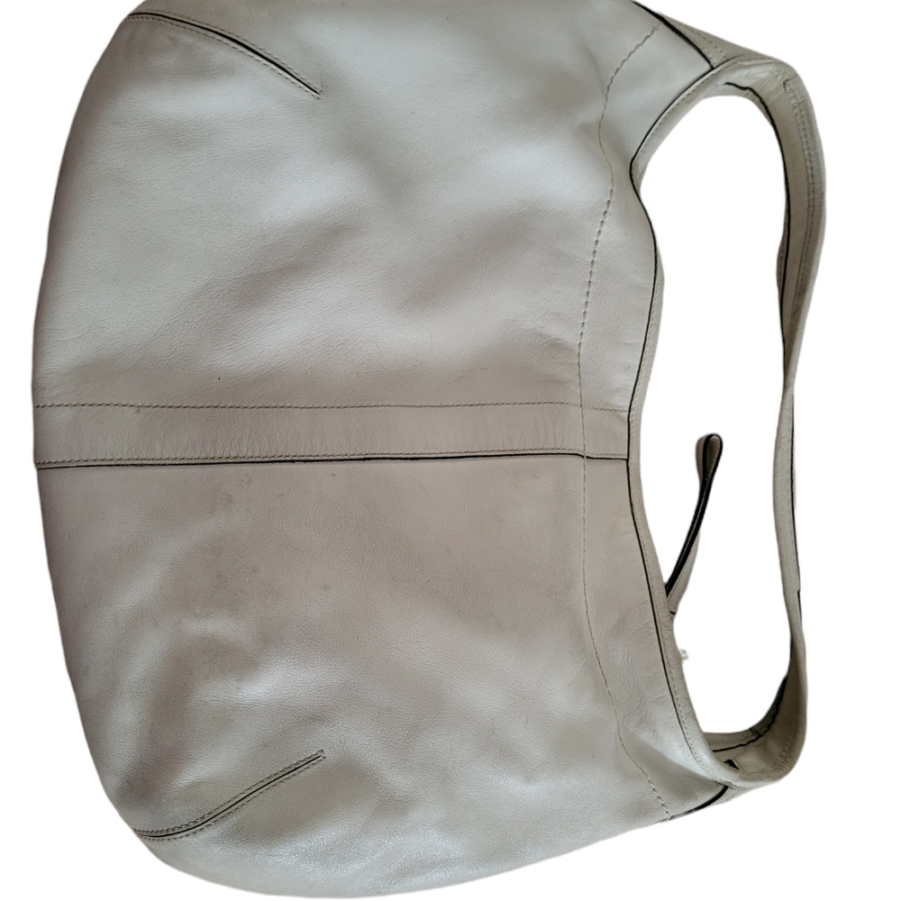 Large Coach white leather bag - Picture 5 of 16